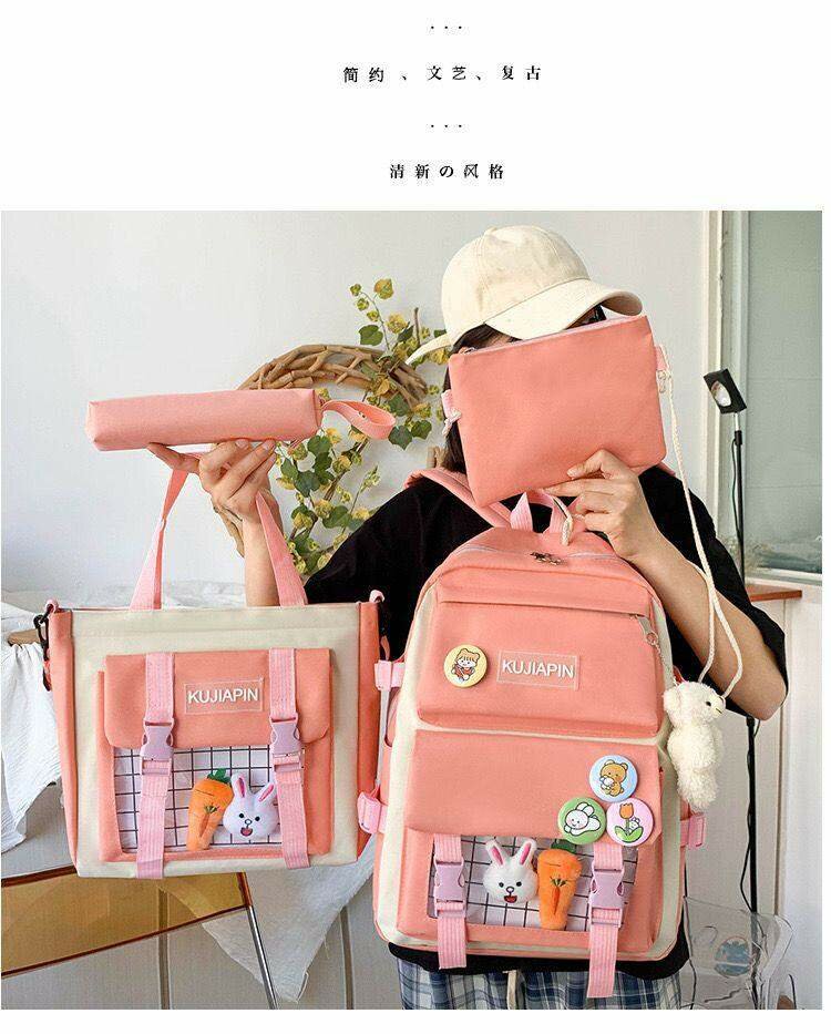 Ensemble de sacs scolaires mignons