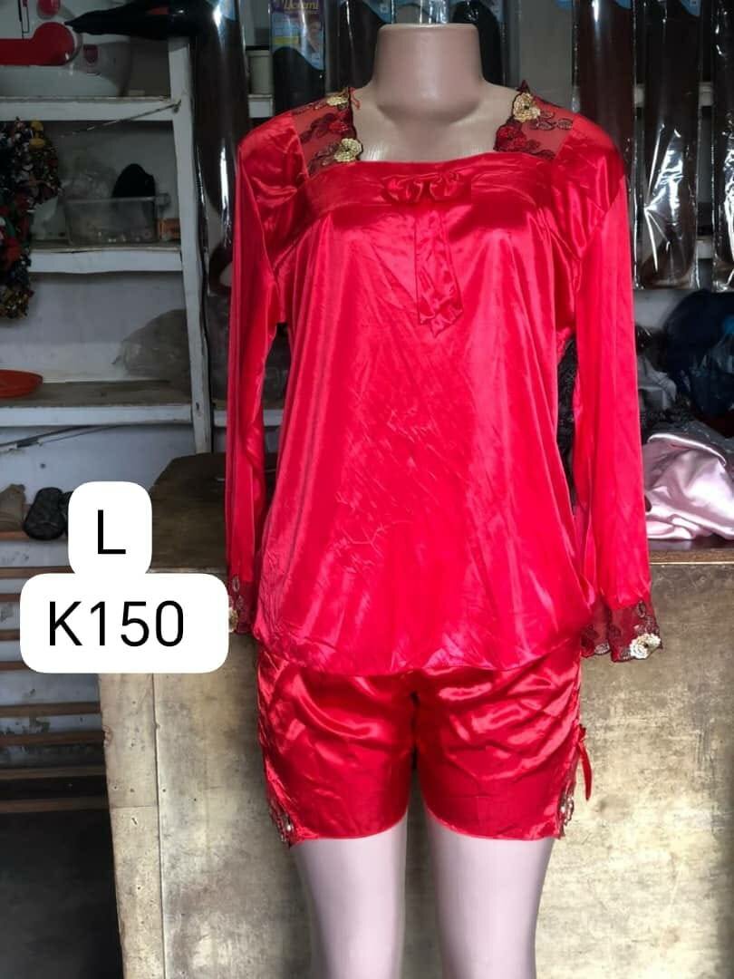 ✨ Satin Pajama Set with Embroidery ✨