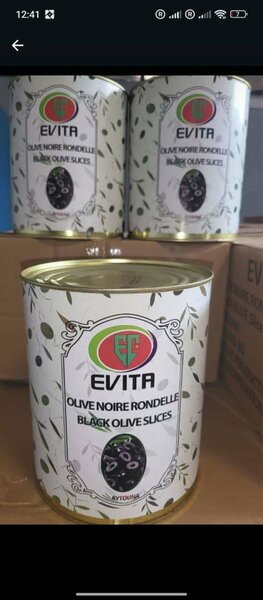 Olives noires tranchées Evita