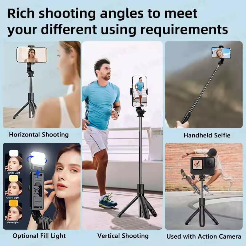 Trépied Selfie Stick 2.15m