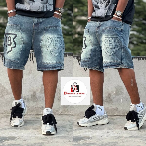 Culotte en jean homme tendance