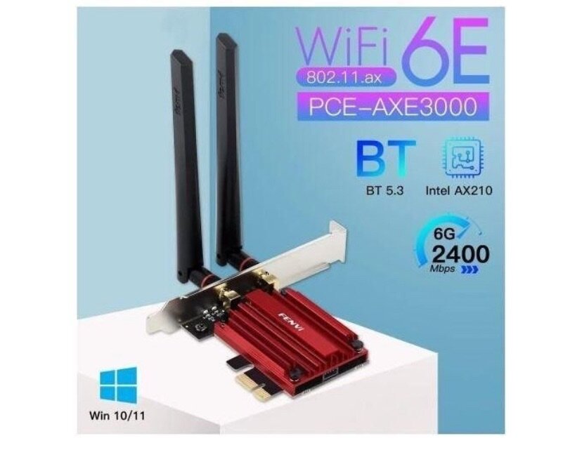 Carte Wi-Fi 6E PCI-E
