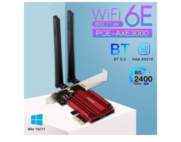 Carte Wi-Fi 6E PCI-E