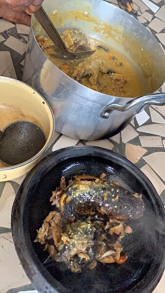 Sauce gnangnan avec machoiron