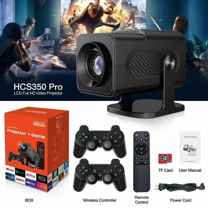 Projecteur LCD 180° HCS350 Pro