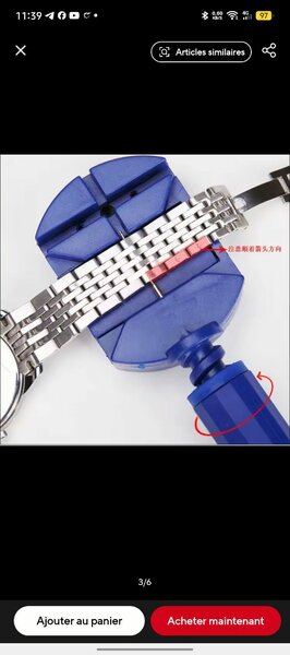 Outil Ajusteur de Bracelet de Montre