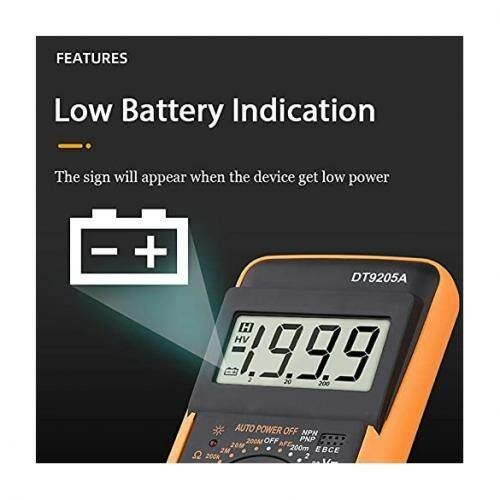 Multimètre numérique DT9205A