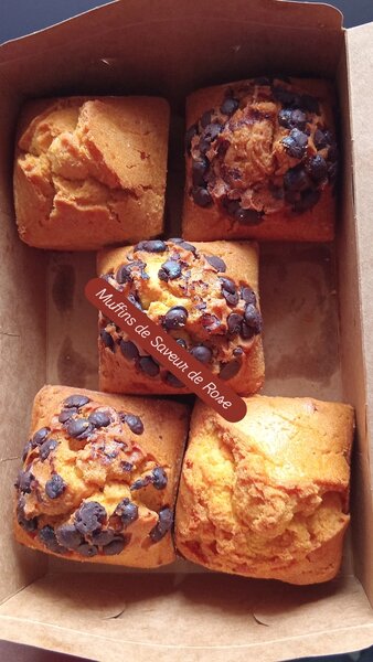 Muffins pépite chocolat/nature