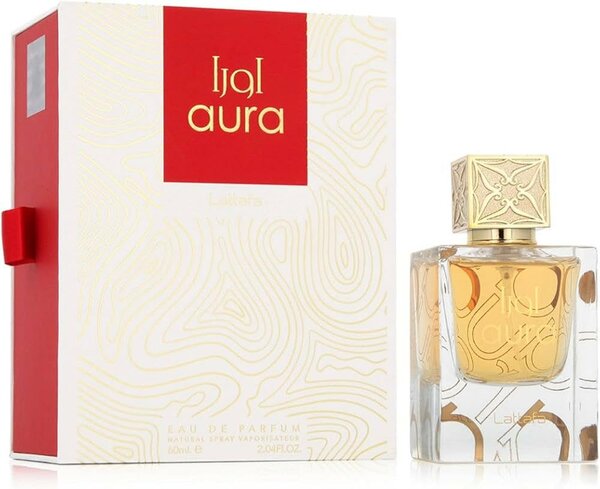 Lattafa Aura Eau De Parfum Spray for Unisex, 2.0 Ounce