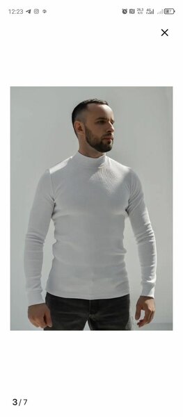 Водолазка  кофта  стойка воротник мужские