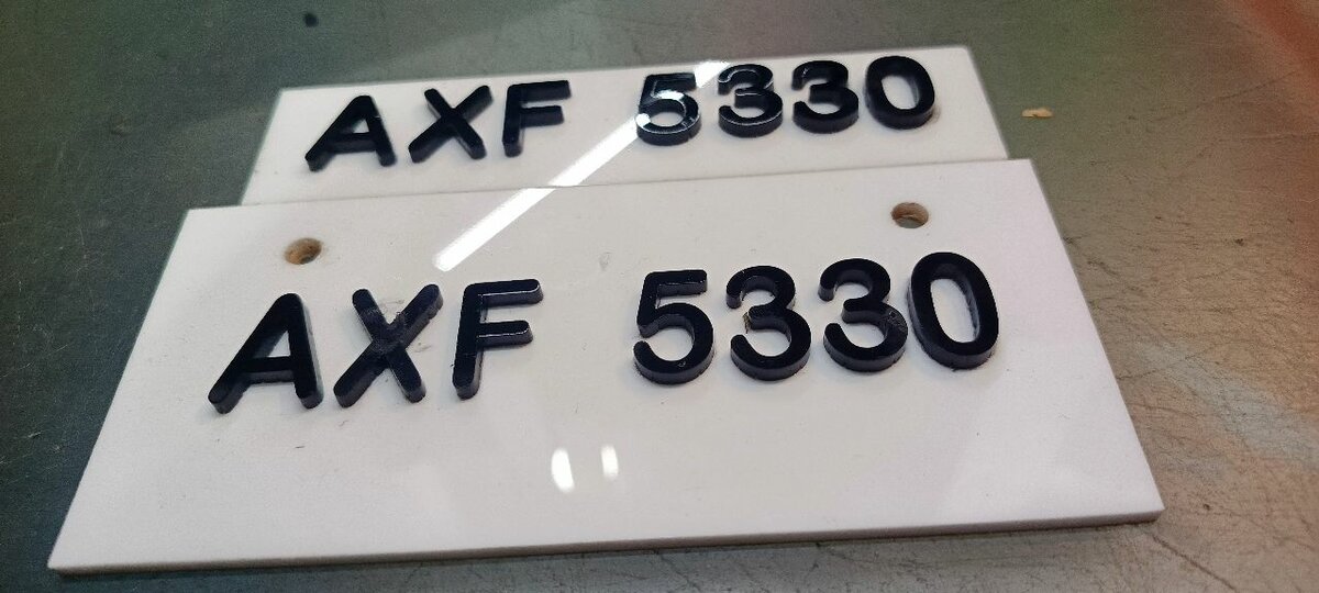 Number plate