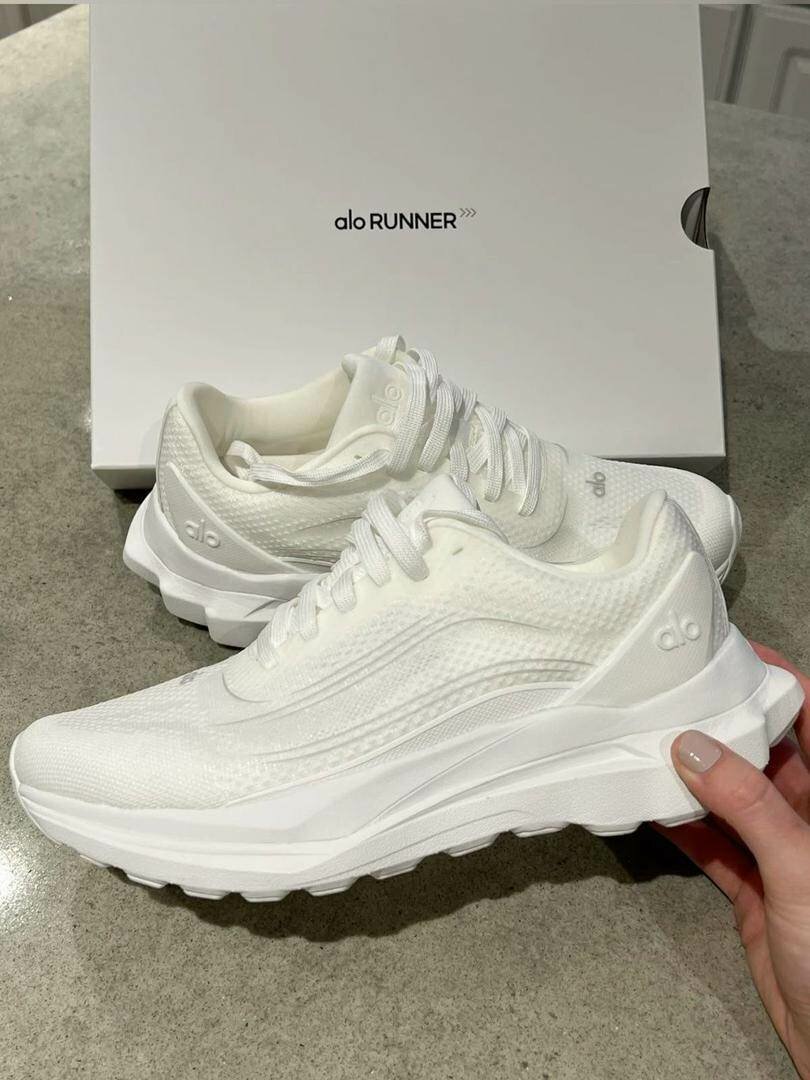 Alo Baskets de Course Blanches