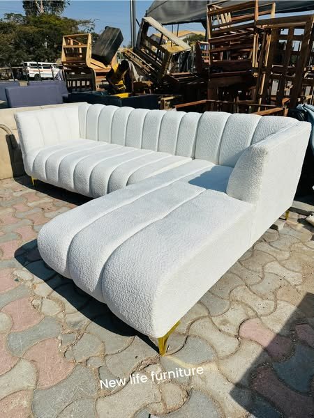 Sofa cotton material L shape