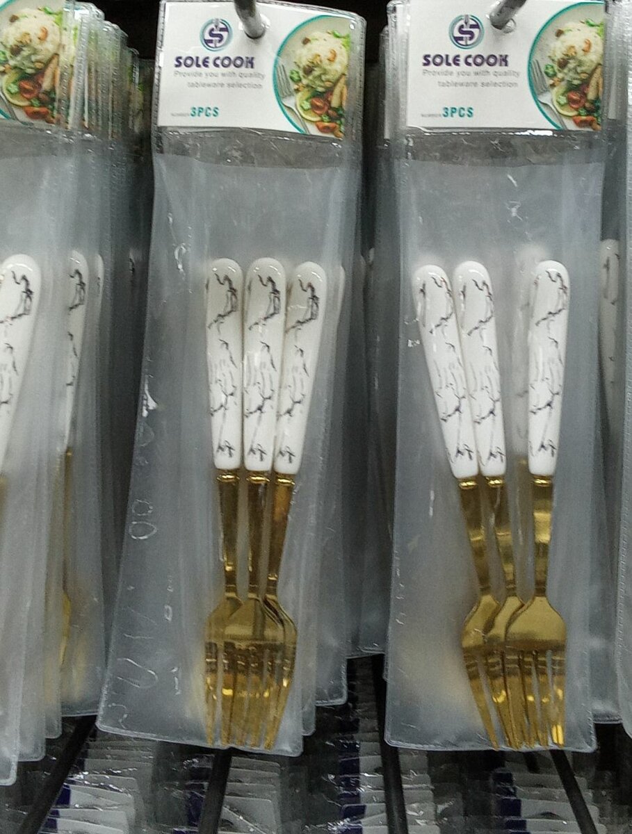 Fourchettes en acier inoxydable