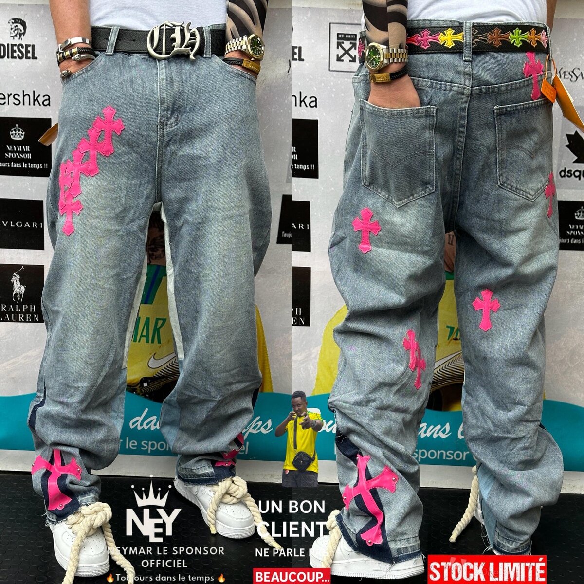 Jeans baggy tendance homme