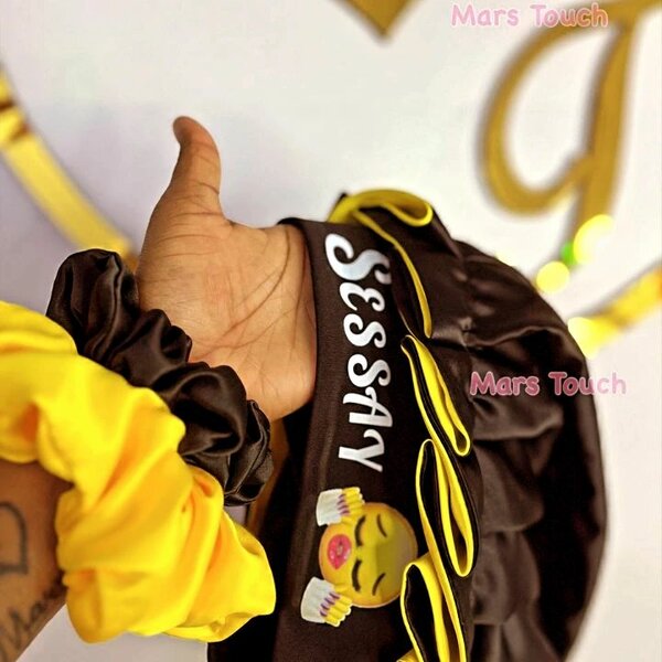 CUSTOMIZED 3 IN 1 HAIR BONNET