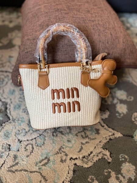 Sac en paille "Min Min"