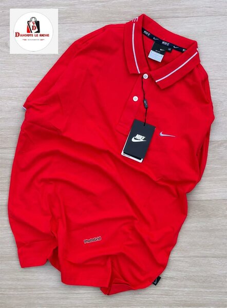 Polo rouge Nike Pro