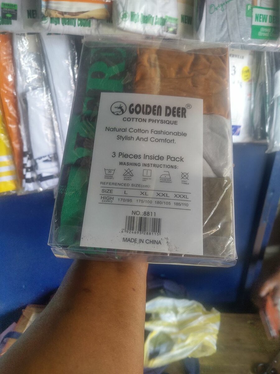 Boxers Homme Coton Golden Deer