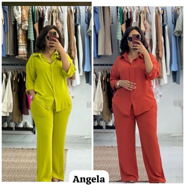 Ensemble de chemise et pantalon élégant