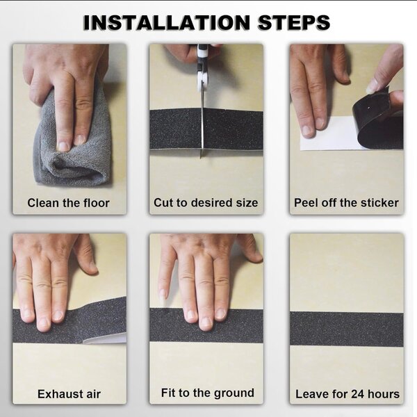 Ruban Adhésif Anti Dérapant Pour Escalier