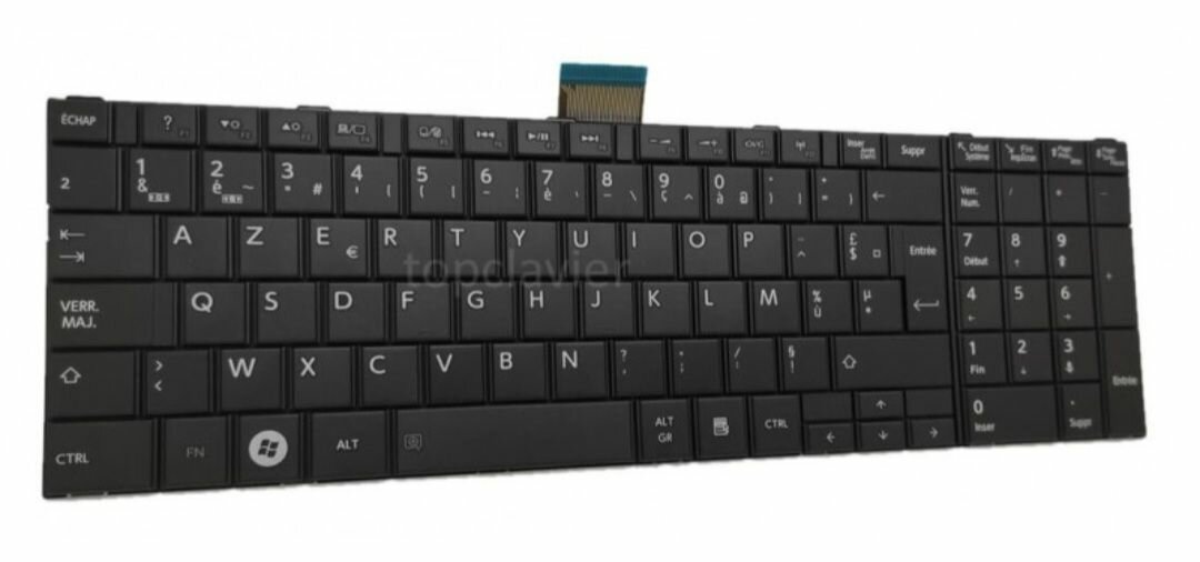 Clavier AZERTY pour ordinateur portable