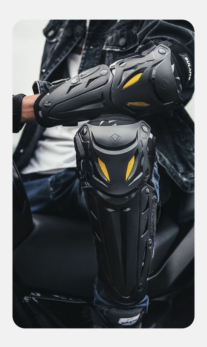 Genouillères et coudières moto