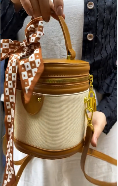 сумка коричневая