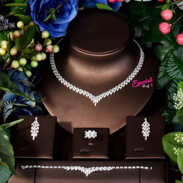 Parure Bijoux Mariage Élégante