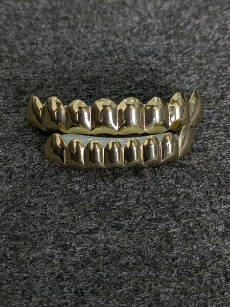 Grillz dentaires en acier inoxydable