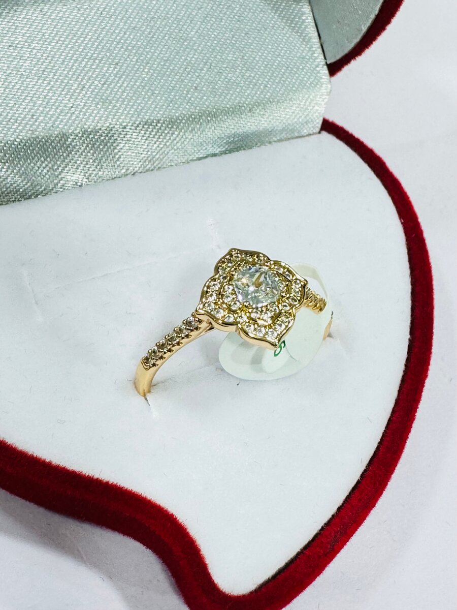 Bague en or avec diamants