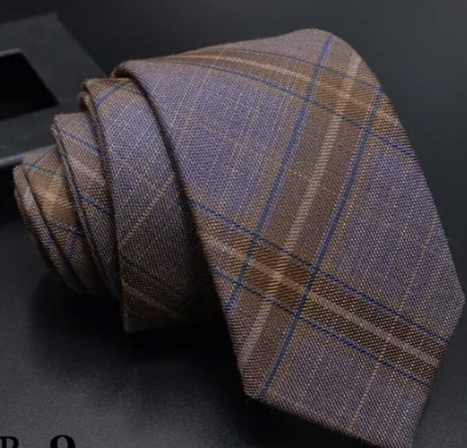 Polyester + Rayon Ties violet 