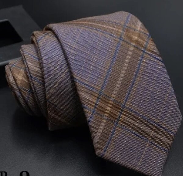 Polyester + Rayon Ties violet 