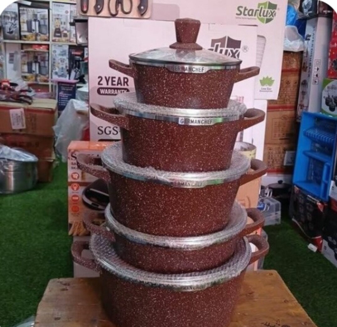 5 in 1 GRANITE SET COOKINGWARE