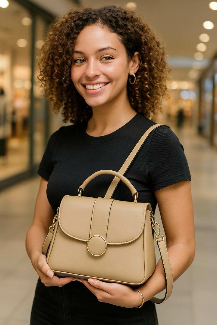 Sac à main élégant en cuir
