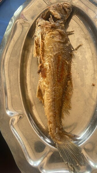 Poisson Sosso frit très grand