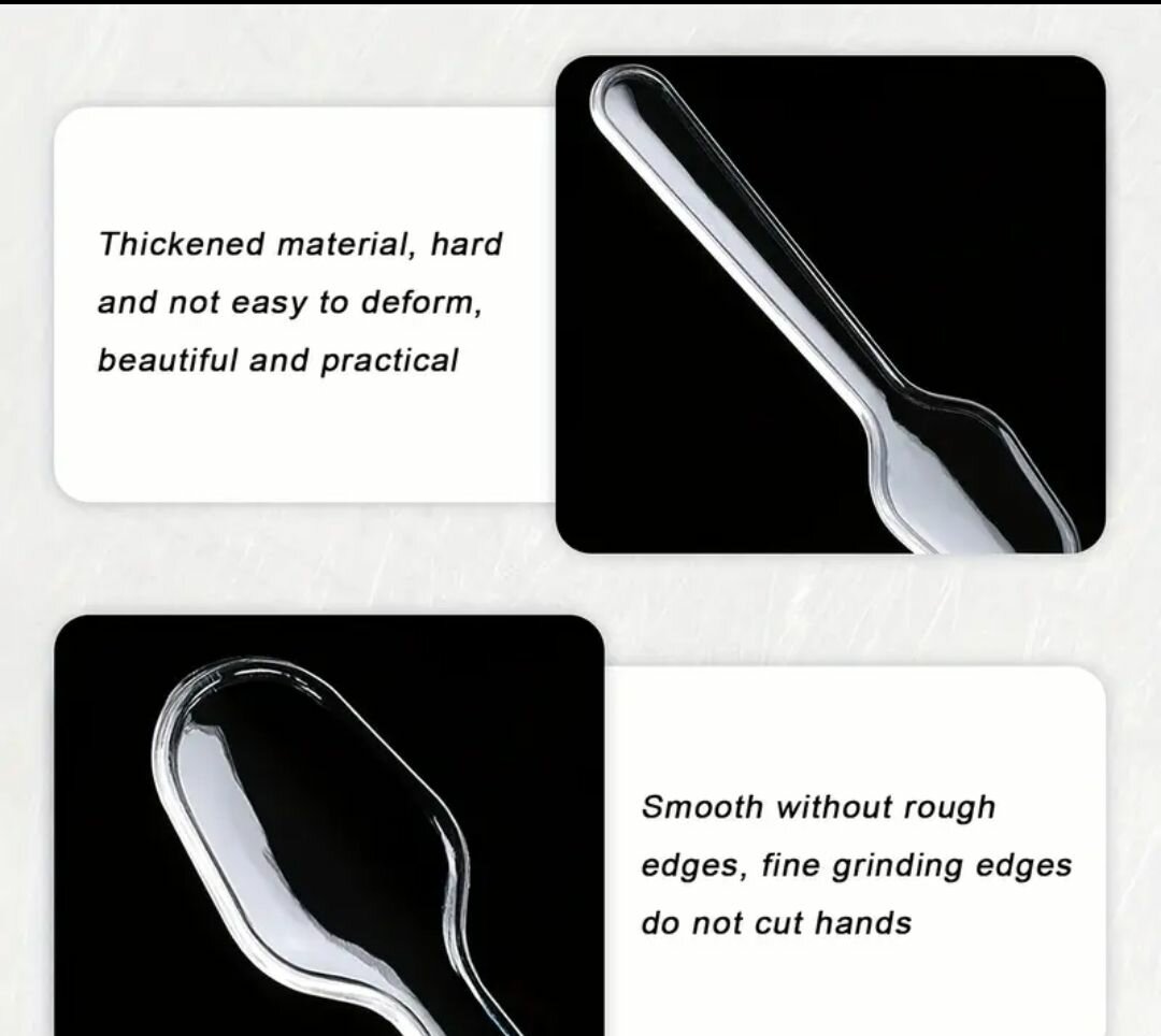 Cuillère en plastique jetable