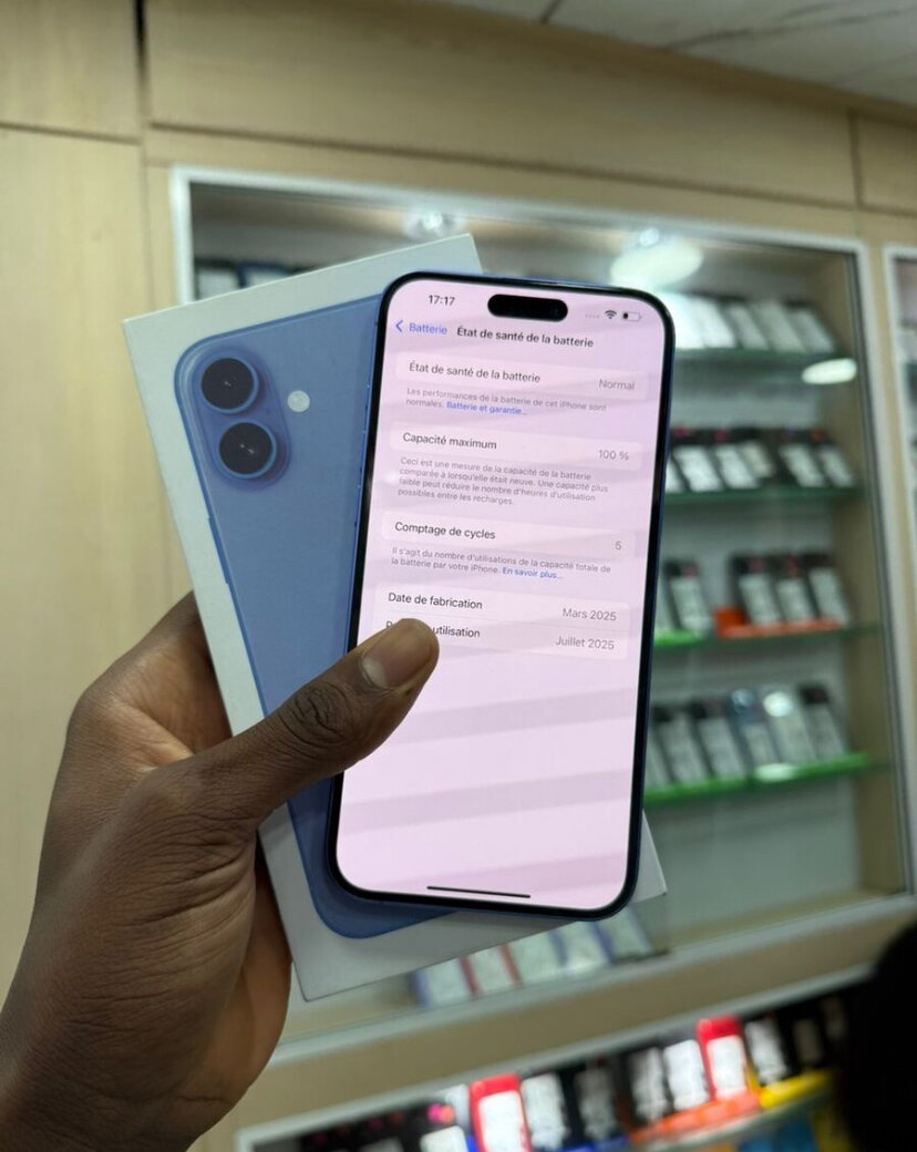 iPhone 16 Bleu Nouveau