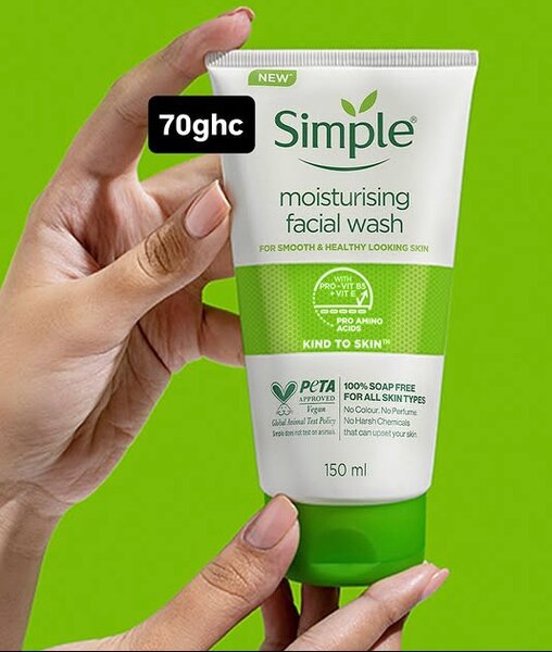 Simple facial wash