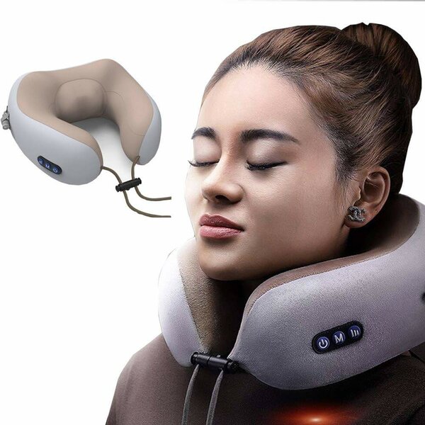 COUSSIN DE MASSAGE INTELLIGENT EN FORME DE U  un oreiller