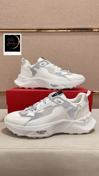 Baskets Valentino blanches