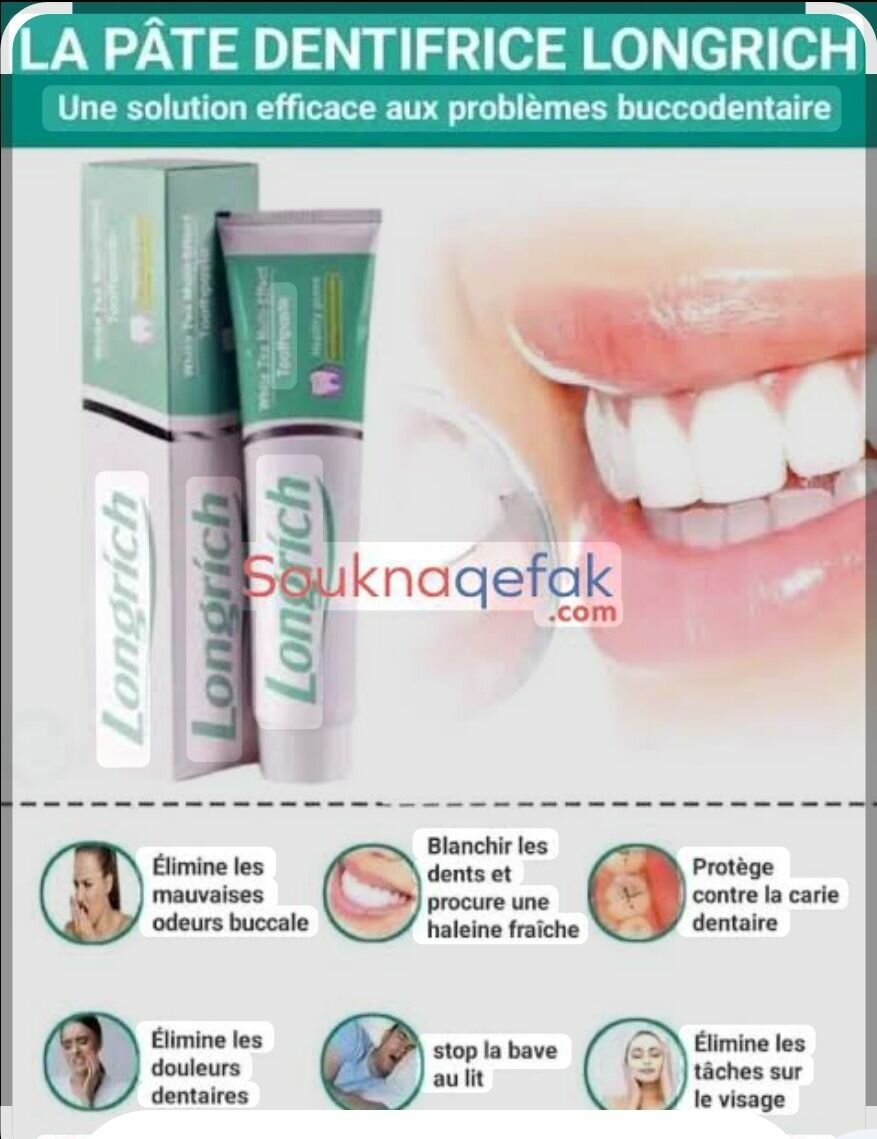 Le dentifrice longrich