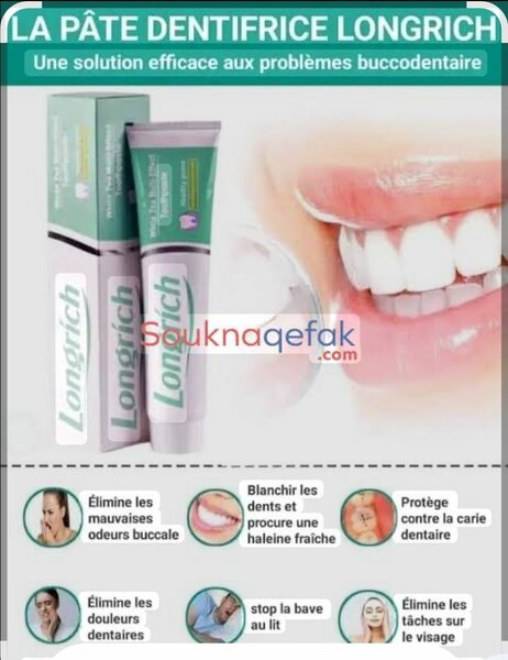 Le dentifrice longrich