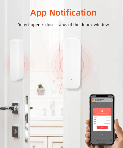 Capteur d'ouverture de porte et fenêtre sans fil