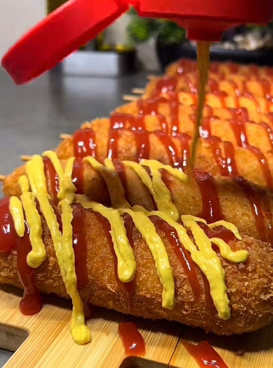 Corn dogs croustillants