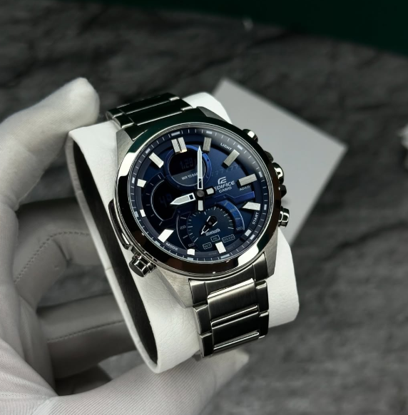 Edifice  часы  Серебристый