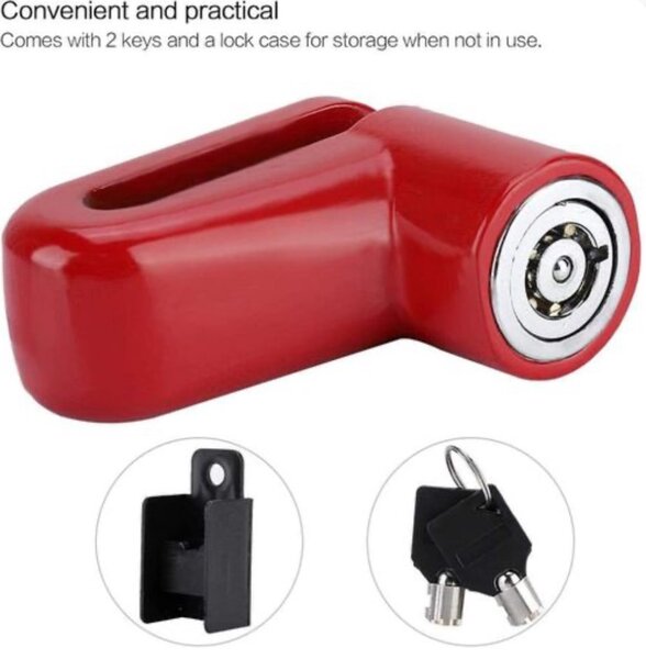 Verrou antivol pour moto avec clés