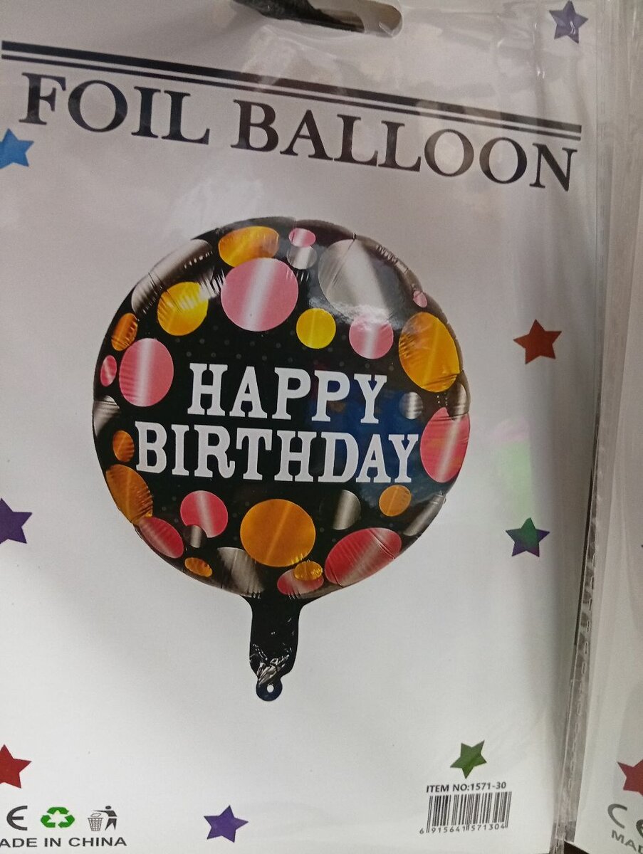 Ballons d'anniversaire en aluminium
