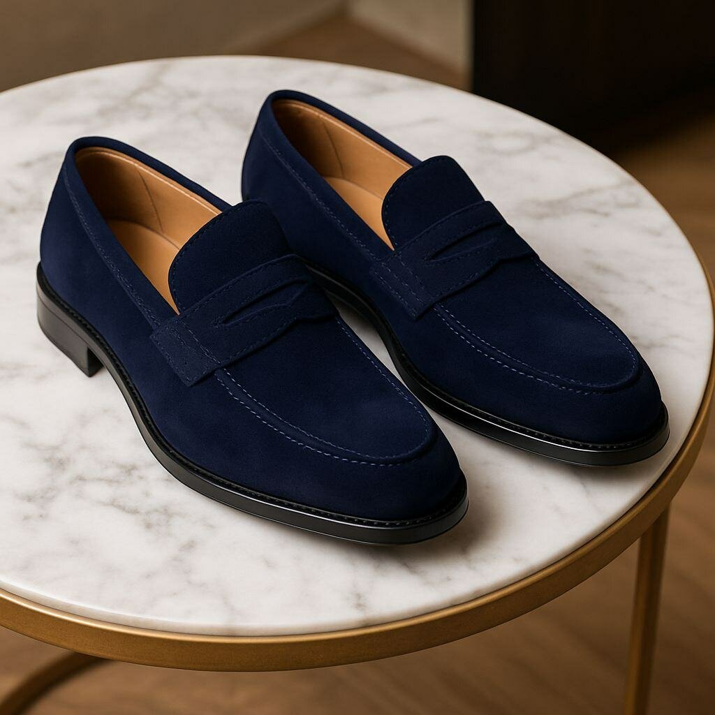 Mocassins en daim élégants