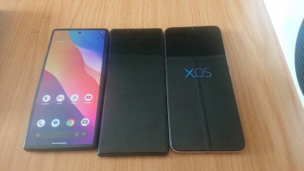 Infinix hot 12i, Google pixel 6, Sony Xperia 1